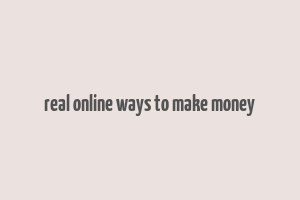 real online ways to make money