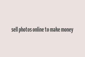 sell photos online to make money