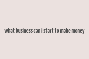 what business can i start to make money