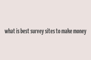 what is best survey sites to make money