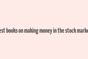 best books on making money in the stock market