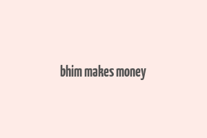 bhim makes money