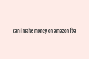 can i make money on amazon fba