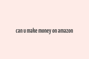 can u make money on amazon