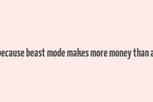 eric thomasbecause beast mode makes more money than average does