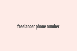 freelancer phone number