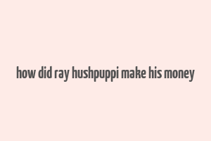 how did ray hushpuppi make his money