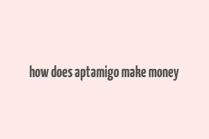 how does aptamigo make money