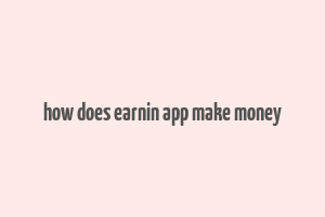 how does earnin app make money