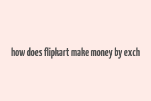 how does flipkart make money by exch