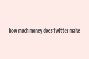 how much money does twitter make