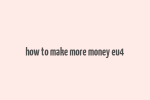 how to make more money eu4