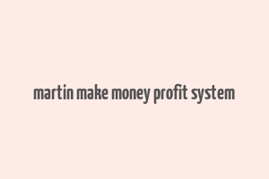 martin make money profit system