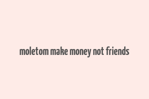 moletom make money not friends