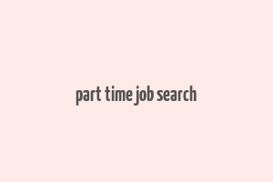 part time job search