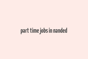 part time jobs in nanded