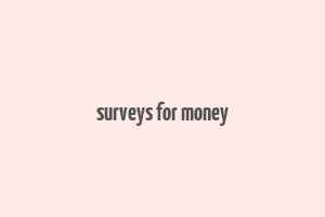 surveys for money