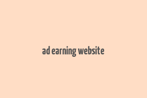 ad earning website