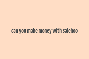 can you make money with salehoo