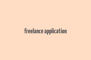 freelance application