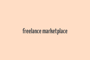 freelance marketplace