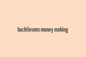 hackforums money making