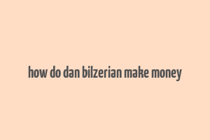 how do dan bilzerian make money