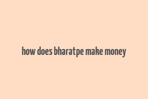 how does bharatpe make money