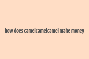 how does camelcamelcamel make money