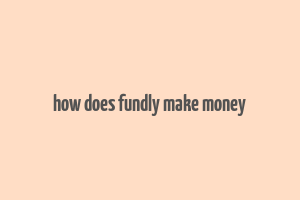 how does fundly make money