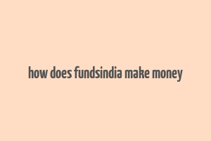 how does fundsindia make money