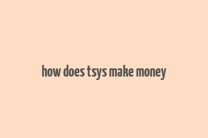 how does tsys make money