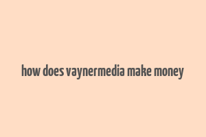 how does vaynermedia make money