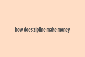 how does zipline make money