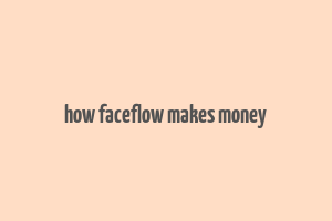 how faceflow makes money