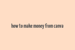 how to make money from canva