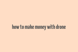 how to make money with drone