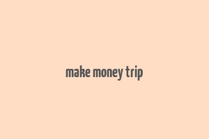 make money trip