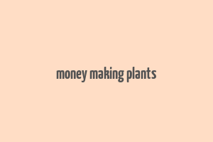 money making plants