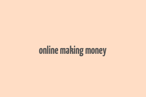 online making money