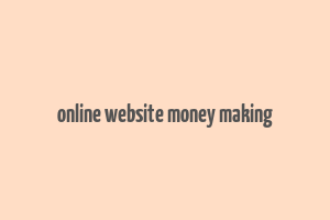 online website money making