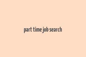 part time job search