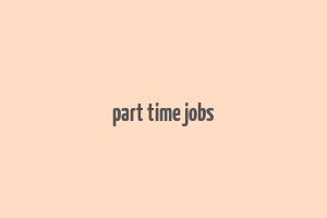 part time jobs