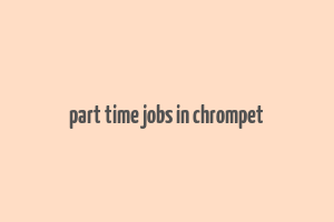 part time jobs in chrompet