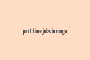 part time jobs in moga