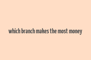 which branch makes the most money