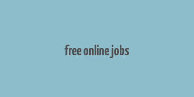 free online jobs