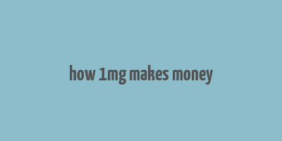 how 1mg makes money