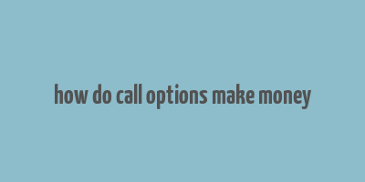 how do call options make money