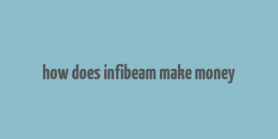 how does infibeam make money